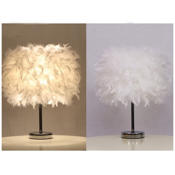 Feather Lamp White - Picture 2 of 10